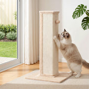 i.Pet Cat Tree 89cm Scratching Post Tower Scratcher Wood Condo Bed House Trees Beige PET-CAT-PO-L-BE