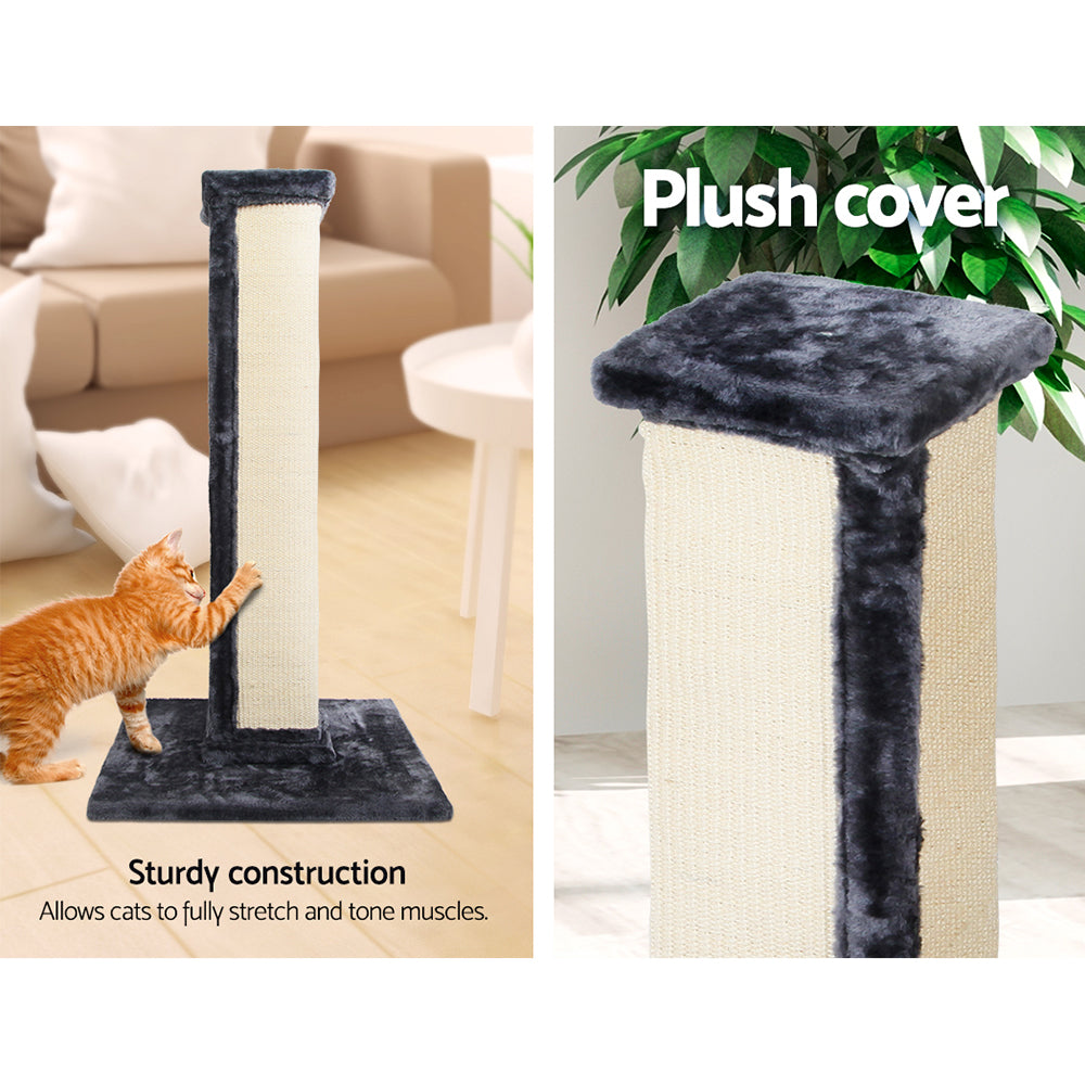 i.Pet Cat Tree 92cm Scratching Post Tower Scratcher Wood Condo Bed House Trees PET-CAT-PO-L-GR