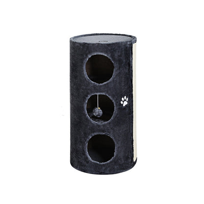 i.Pet Cat Tree Scratching Post Tower Scratcher 70cm Wooden Condo Trees House PET-CAT-POLE70-GR