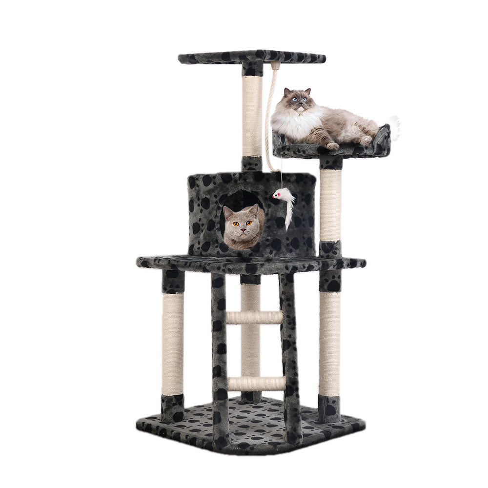 i.Pet Cat Tree 120cm Tower Scratching Post Scratcher Trees Bed Wood Condo Toys Bed PET-CAT-TREE-GIANT