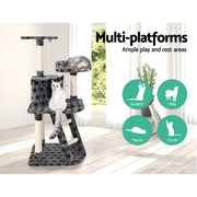i.Pet Cat Tree 120cm Tower Scratching Post Scratcher Trees Bed Wood Condo Toys Bed PET-CAT-TREE-GIANT