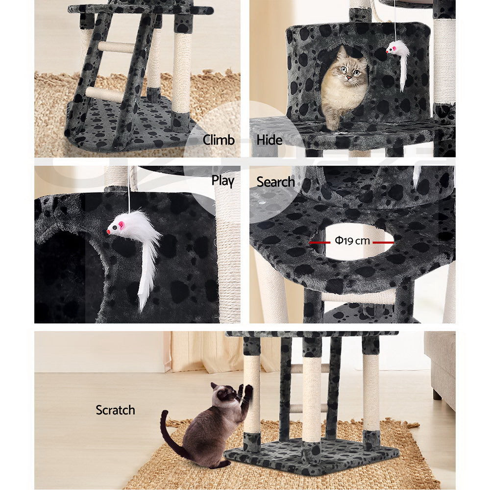 i.Pet Cat Tree 120cm Tower Scratching Post Scratcher Trees Bed Wood Condo Toys Bed PET-CAT-TREE-GIANT