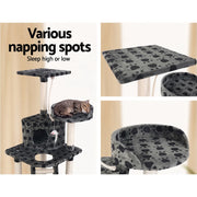 i.Pet Cat Tree 120cm Tower Scratching Post Scratcher Trees Bed Wood Condo Toys Bed PET-CAT-TREE-GIANT