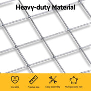 i.Pet Poultry Chicken Fence Pet Netting Wire Mesh Roll Duck Goose Coop 25Mx1.2M