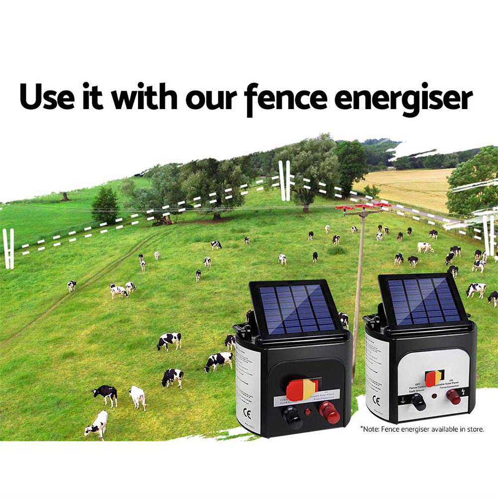 i.Pet Chicken Fence Electric 25Mx125CM Poultry Netting PET-CF-25X125-BK