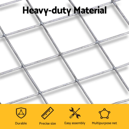 i.Pet Poultry Chicken Fence Pet Netting Wire Mesh Roll Duck Goose Coop 40Mx0.91M PET-CF-40X91-SV