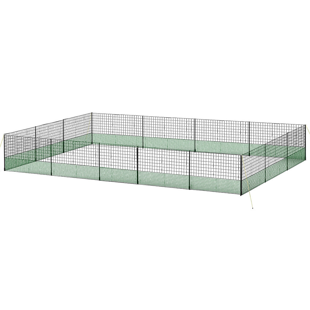 i.Pet Chicken Fence Electric 50Mx125CM Poultry Netting PET-CF-50X125-BK