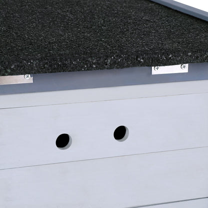i.Pet Outdoor Cat House Rabbit Hutch Wooden Shelter Condo Small Enclosure Indoor Cat House Outdoor PET-CH-51HIDE-GR