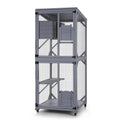 i.Pet Cat House Wooden 180cm Rabbit Hutch Pet Condo Small Dog Enclosure Cage PET-CH-H180-GR