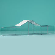 i.Pet Chicken Coop Cage Run Rabbit Hutch Large Walk In Hen House Cover 7mx2mx2m PET-CHICK-CAGE-2X7-AB