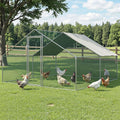 i.Pet Chicken Coop Cage 3x4x2m Galvanised Steel