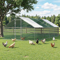 i.Pet Chicken Coop Cage 3x8x2m Galvanised Steel