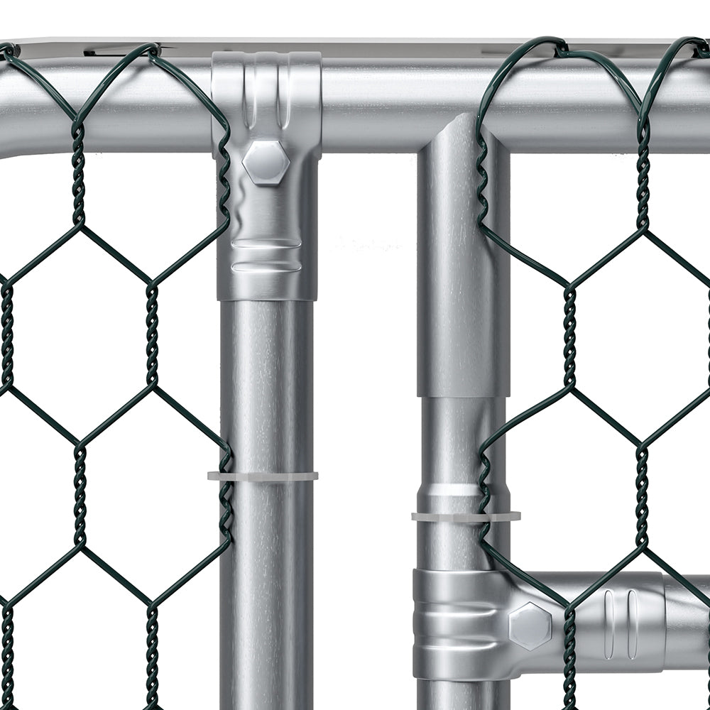 i.Pet Chicken Coop Cage Run Rabbit Hutch Large Walk In Hen House Cover 2mx8mx2m PET-CHICK-CAGE-TRA-2X8-AB