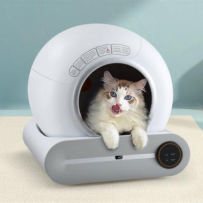i.Pet Automatic Cat Litter Box Self-Cleaning Large Smart Cat Litter Box Toilet App Control 9L PET-CLB-9L-APP-WH