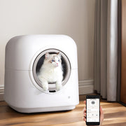 i.Pet Automatic Cat Litter Box Smart Self-Cleaning Large Cat Litter Box Kitty Toilet App Control PET-CLB-APP-WH