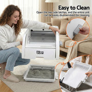 i.pet Automatic Cat Litter Box Self Cleaning Smart Pet Toilet App Control 5L White PET-CLB-NC-APP-WH
