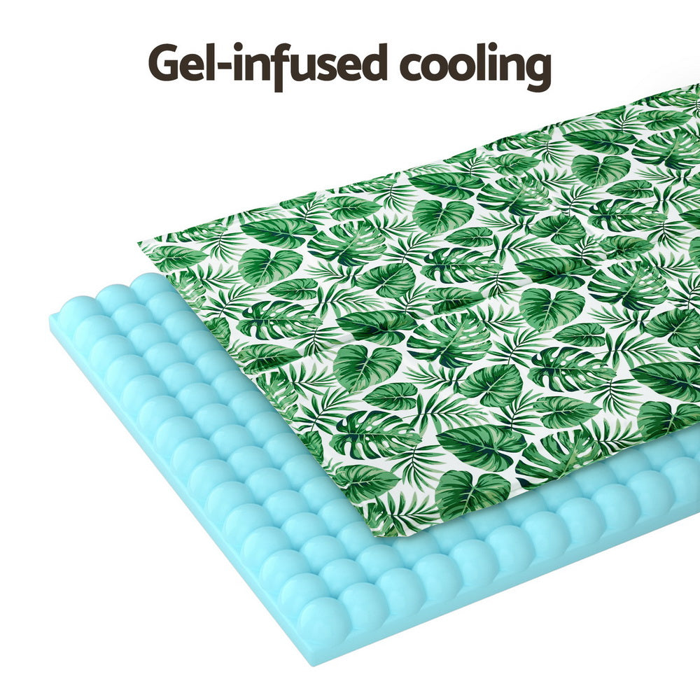 i.Pet Pet Cooling Mat Gel Dog Cat Self-cool Puppy Pad Large Bed Summer Cushion PET-COOL-110-GN