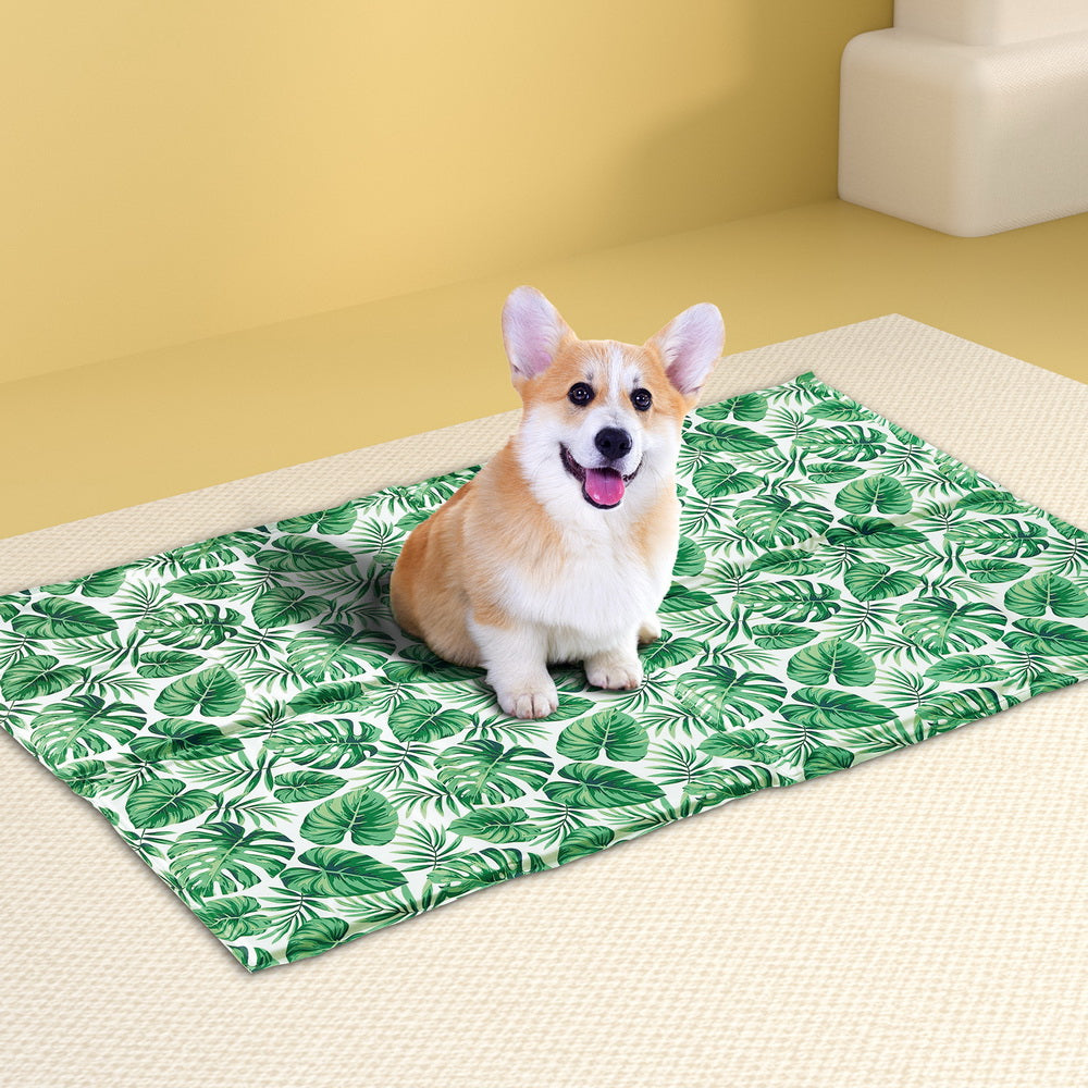 i.Pet Pet Cooling Mat Gel Dog Cat Self-cool Puppy Pad Large Bed Summer Cushion PET-COOL-110-GN