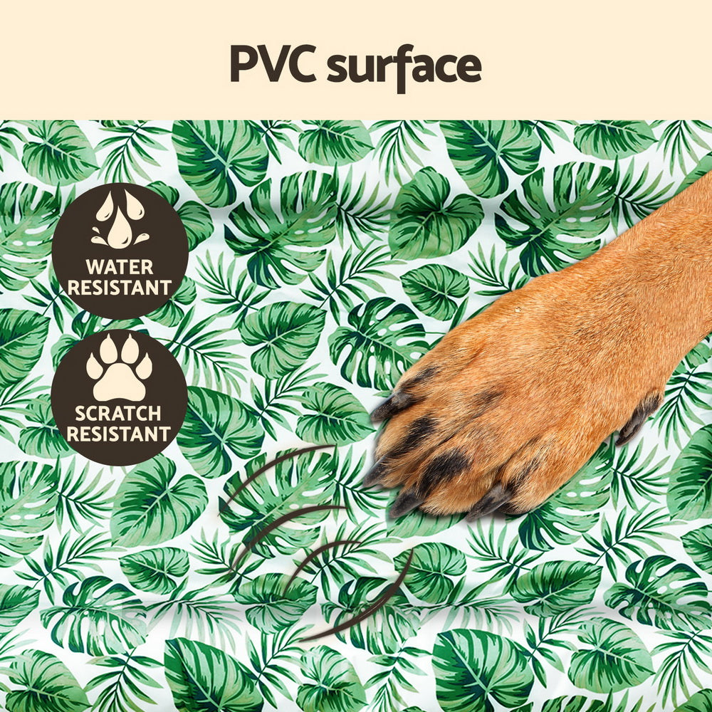 i.Pet Pet Cooling Mat Gel Dog Cat Self-cool Puppy Pad Large Bed Summer Green PET-COOL-SIDE-100-GN