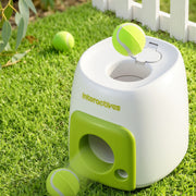 i.Pet 2-in-1 Dog Ball Launcher & Treat Dispenser with 2 Balls Green PET-DOG-2BALL-FEED-GN