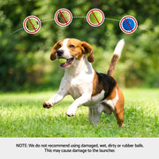 i.Pet Dog Ball Launcher Thrower with 6 Balls & 3/6/9m Launch Distances Green PET-DOG-6BALL-9M-GN