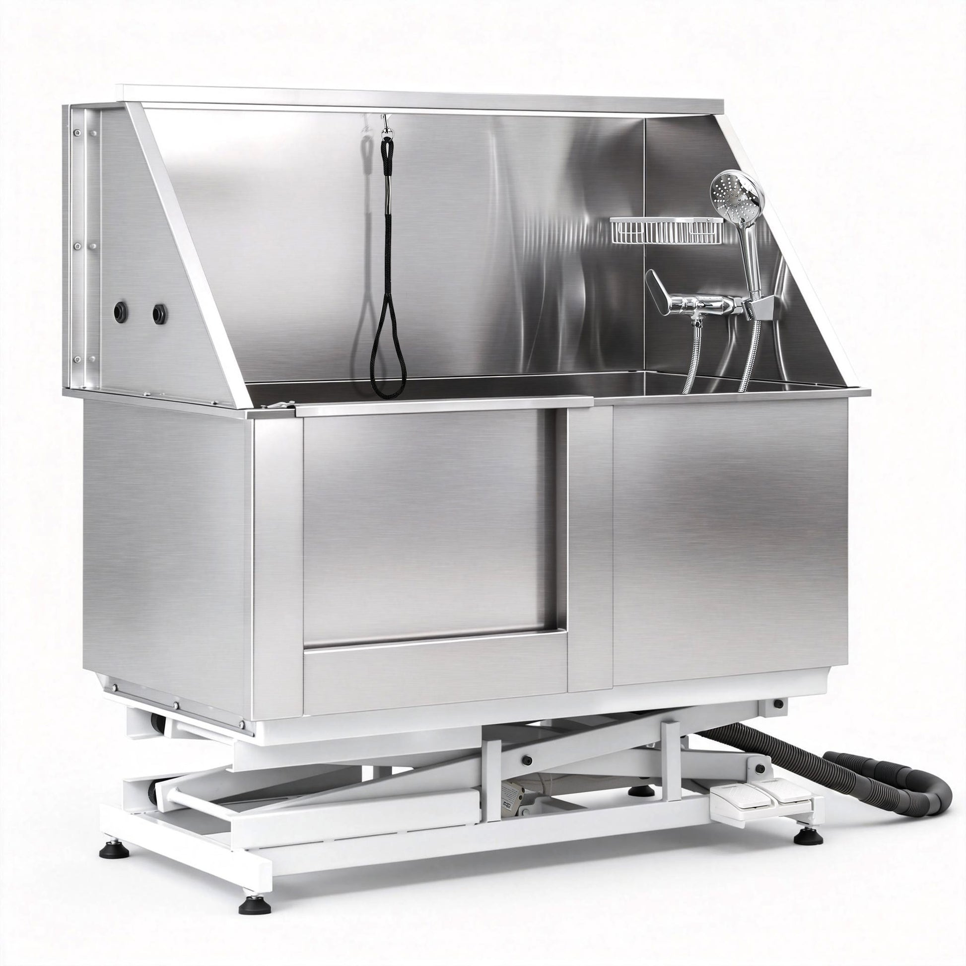 i.Pet Electric Pet Bath Tub Dog Grooming Stainless Steel Wash Station 127cm PET-DOG-BATH127-EL
