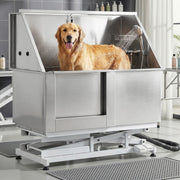 i.Pet Electric Pet Bath Tub Dog Grooming Stainless Steel Wash Station 127cm PET-DOG-BATH127-EL