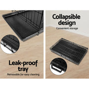 i.Pet 24" Dog Cage Crate Kennel 3 Doors PET-DOGCAGE-24