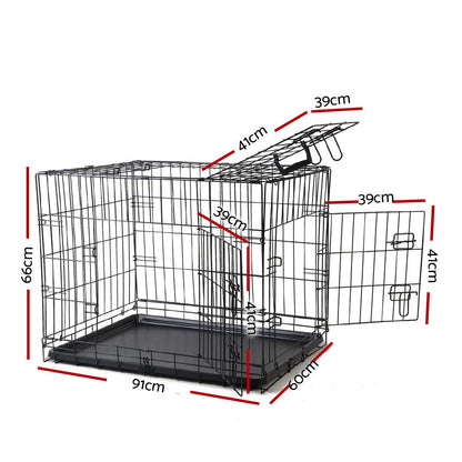 i.Pet 36" Dog Cage Crate Kennel 3 Doors PET-DOGCAGE-36