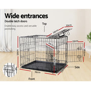 i.Pet 36" Dog Cage Crate Kennel 3 Doors PET-DOGCAGE-36