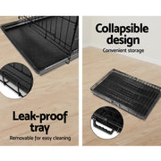 i.Pet 36" Dog Cage Crate Kennel 3 Doors PET-DOGCAGE-36