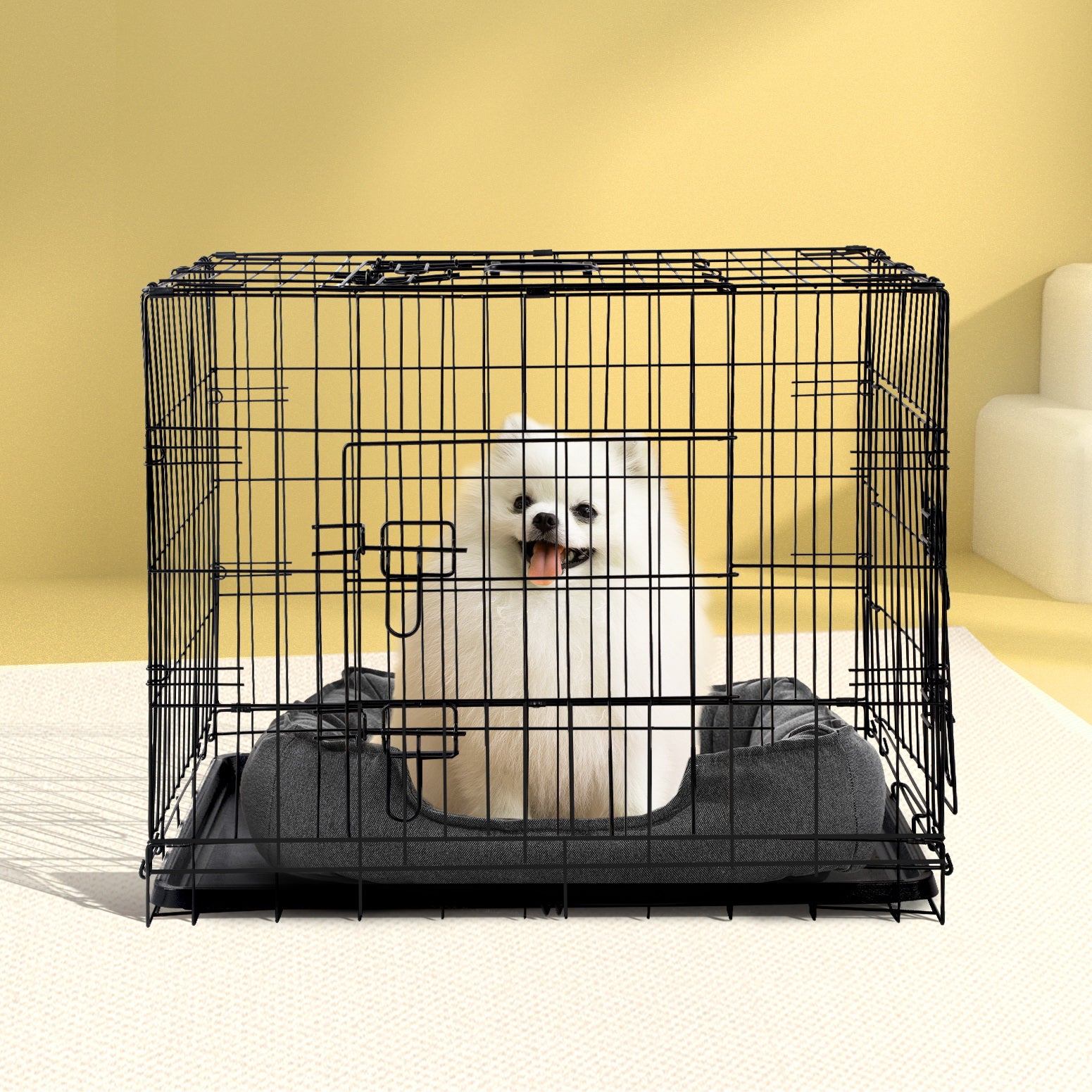 i.Pet 36" Dog Cage Crate Kennel 3 Doors PET-DOGCAGE-36
