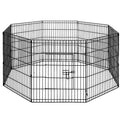 i.Pet 30" 8 Panel Dog Playpen Pet Fence Exercise Cage Enclosure Play Pen PET-DOGPLAYPEN-30