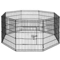 i.Pet 2x30" 8 Panel Dog Playpen Pet Fence Exercise Cage Enclosure Play Pen