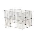 i.Pet Pet Dog Playpen Enclosure Cage 20 Panel Puppy Fence Play Pen Foldable Metal PET-DOGPLAYPEN-35-BK