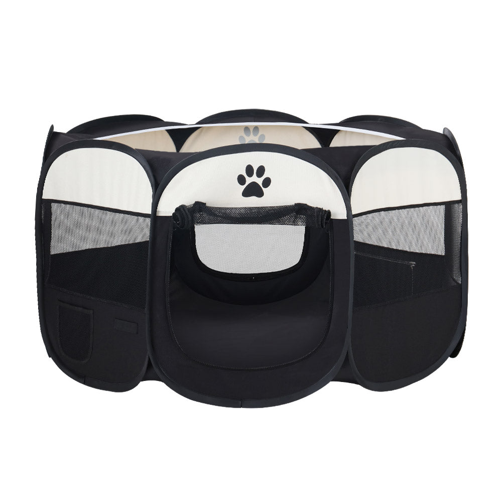 i.Pet Dog Playpen Tent Pet Crate Fence XL Enclosure PET-DOGPLAYPEN-CL-XL-BK