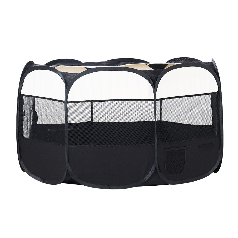 i.Pet Dog Playpen Tent Pet Crate Fence XL Enclosure PET-DOGPLAYPEN-CL-XL-BK