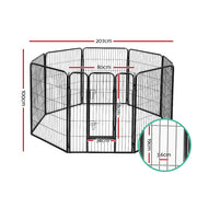 i.Pet 40" 8 Panel Dog Playpen Pet Exercise Cage Enclosure Fence Play Pen PET-DOGPLAYPEN-H100