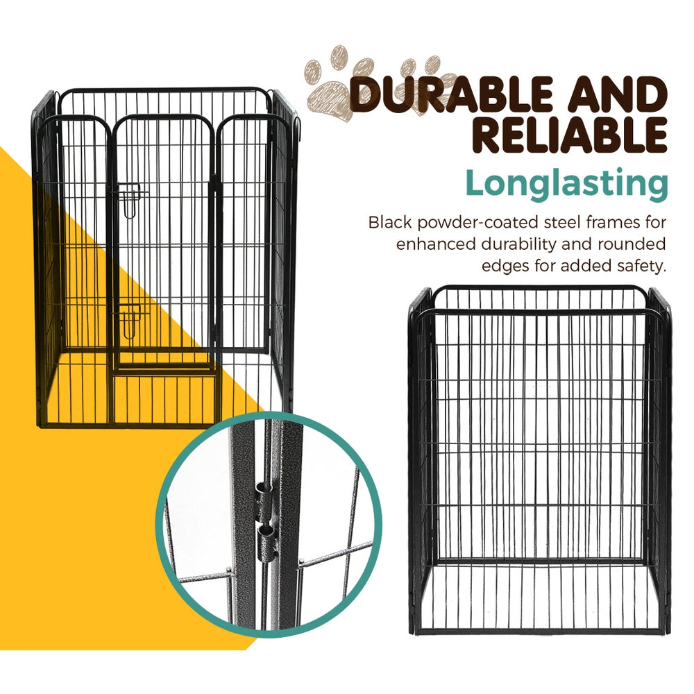 i.Pet 40" 8 Panel Dog Playpen Pet Exercise Cage Enclosure Fence Play Pen PET-DOGPLAYPEN-H100