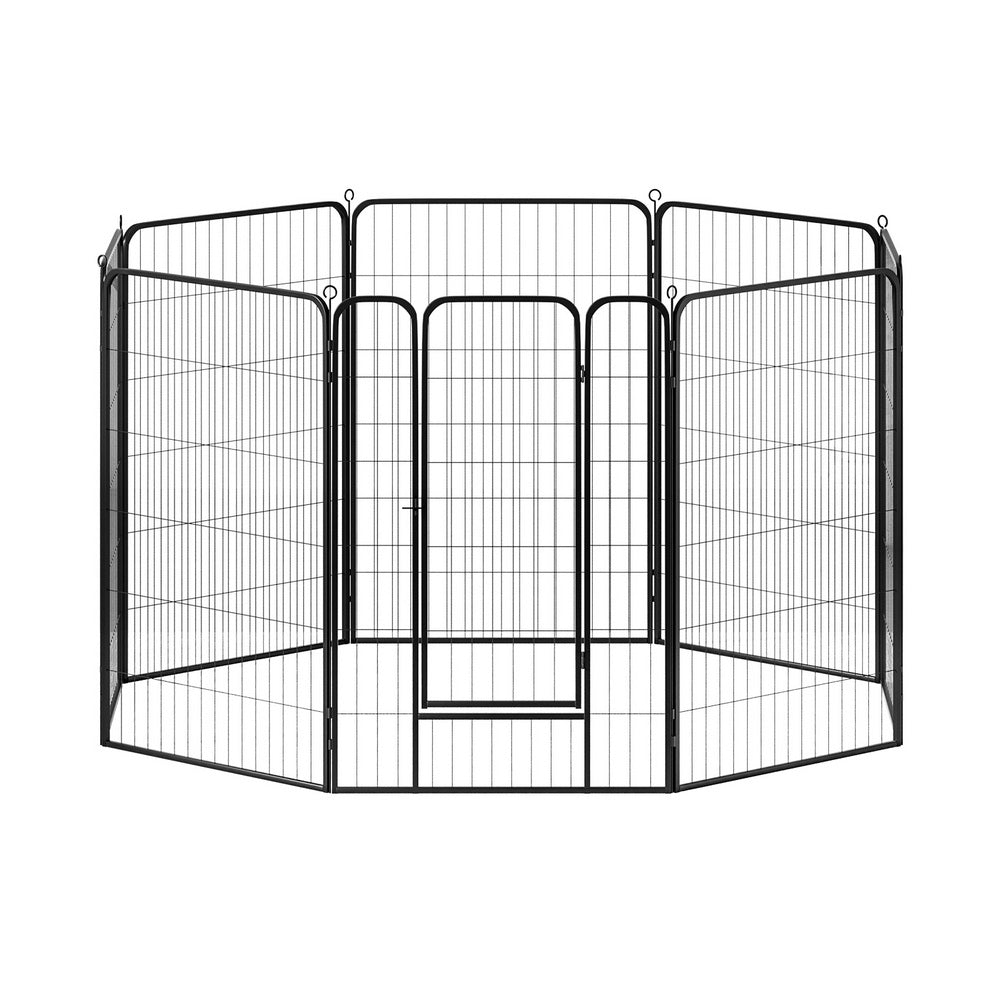 i.Pet Pet Dog Playpen 48" Enclosure 8 Panel Cage Kennel Puppy Fence Play Pen PET-DOGPLAYPEN-H120