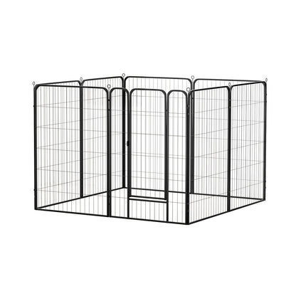 i.Pet Pet Dog Playpen 48" Enclosure 8 Panel Cage Kennel Puppy Fence Play Pen PET-DOGPLAYPEN-H120