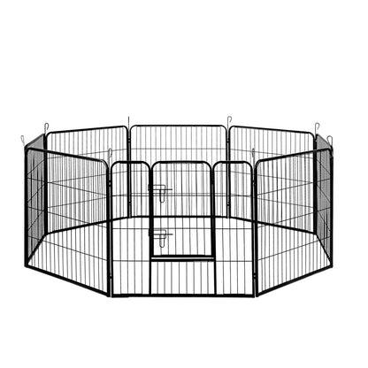 i.Pet 32" 8 Panel Dog Playpen Pet Exercise Cage Enclosure Fence Play Pen PET-DOGPLAYPEN-H80