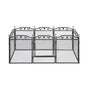 i.Pet Pet Dog Playpen Heavy-Duty Enclosure Multi-Configuration Indoor Outdoor Black PET-DOGPLAYPEN-H80-2IN1