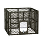 i.Pet Dog Playpen Enclosure 4 Panel Pet Fence Plastic Play Pen PET-DOGPLAYPEN-PL-4-BR