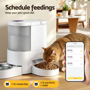 i.Pet Automatic Pet Feeder Water Dispenser 2-in-1 Smart WiFi Dog Cat Food 4L PET-FEEDER-2IN1-WIFI