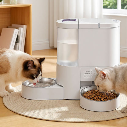 i.Pet Automatic Pet Feeder Water Dispenser 2-in-1 Smart WiFi Dog Cat Food 4L PET-FEEDER-2IN1-WIFI