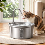 i.Pet 3.2L Cat Water Fountain Pet Feeder Dog Drinking Dispenser 304 Stainless Steel