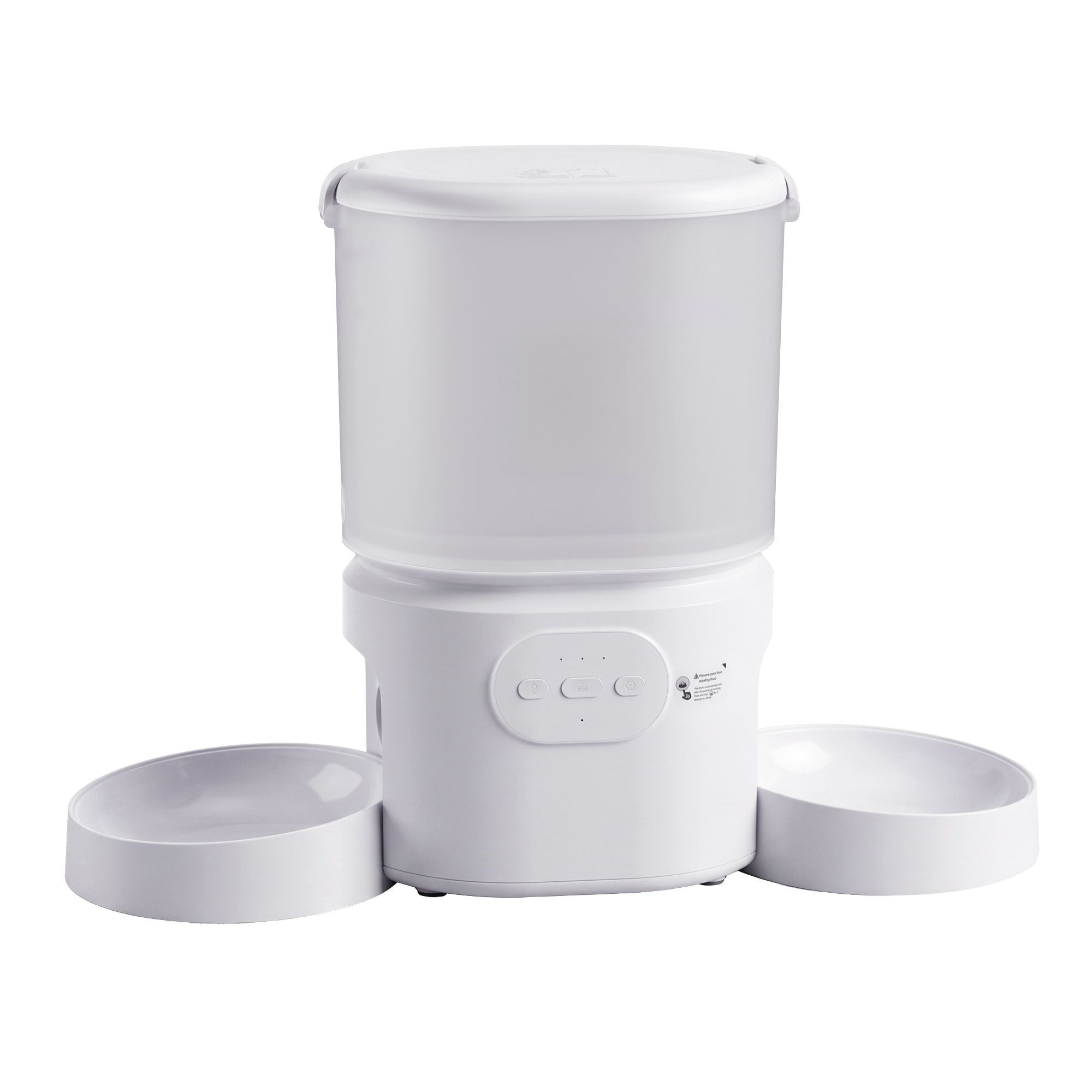 i.Pet 5L Automatic Pet Feeder Dual Bowl Smart Dispenser APP Control Cats Dogs PET-FEEDER-5DL-WIFI-BK