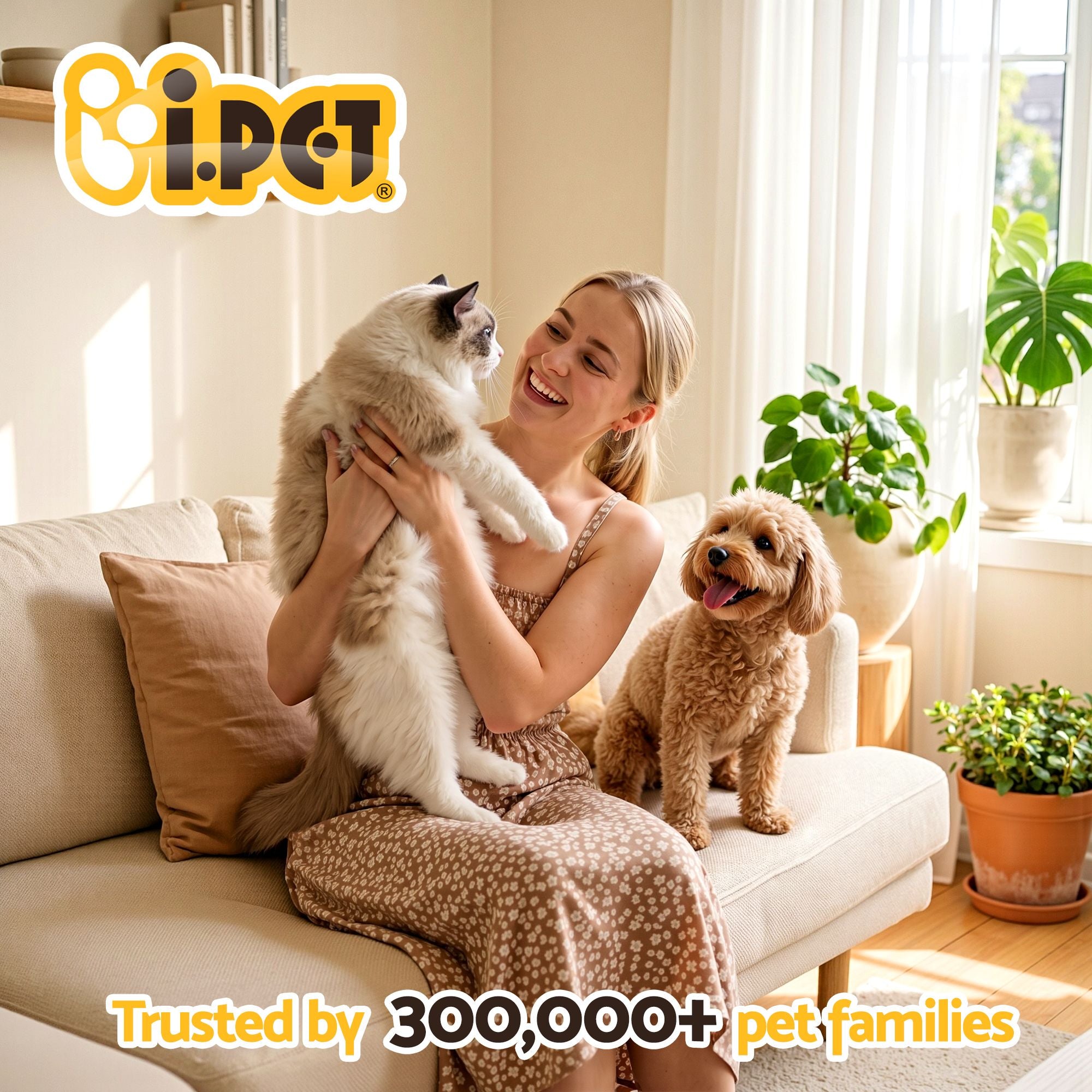 i.Pet 5L Automatic Pet Feeder Dual Bowl Smart Dispenser APP Control Cats Dogs PET-FEEDER-5DL-WIFI-BK