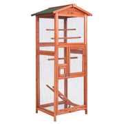 i.Pet Bird Cage 72cm x 60cm x 168cm Pet Cages Large Aviary Parrot Carrier Travel Canary Wooden XL PET-GT-BIRD-WBC02
